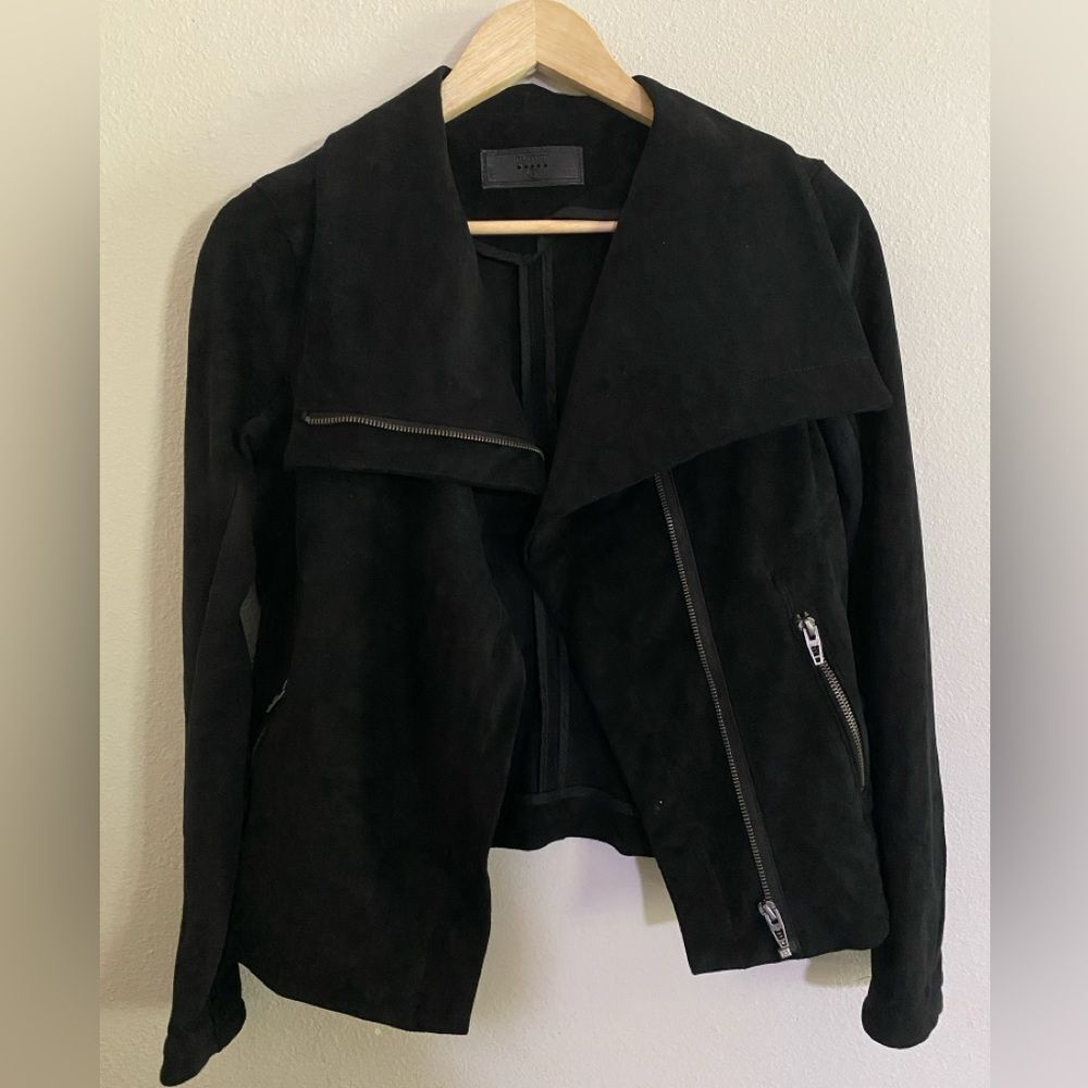 Blank NYC Legendary Faux Suede X-Factor Jacket Small